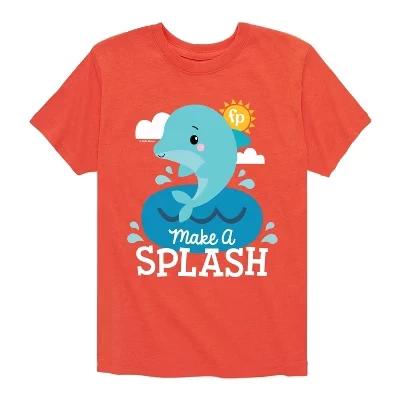 Детская футболка Fisher Price Make A Splash, оранжевая