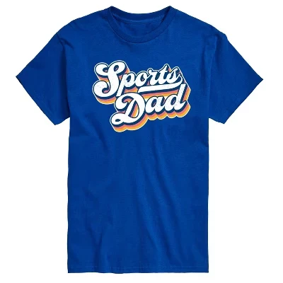 Мужская футболка Instant Message «Proud Sports Dad», синяя