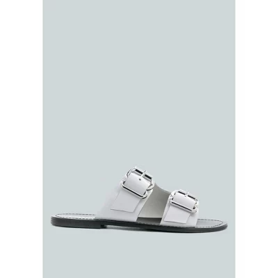 Женские сандалии Rag & Co. Kelly с пряжками, белые