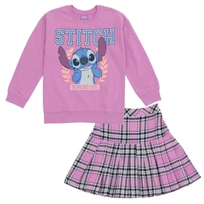 Комплект для девочек Disney Minnie Mouse и Stitch, фиолетовый