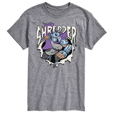 Мужская футболка с коротким рукавом Shredder и графическим рисунком athletic heather