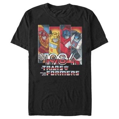 Мужская футболка Transformers Autobots 1984, черная