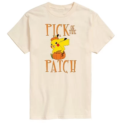 Мужская футболка с коротким рукавом и рисунком в виде покемонов Pick Of The Patch кремового цвета