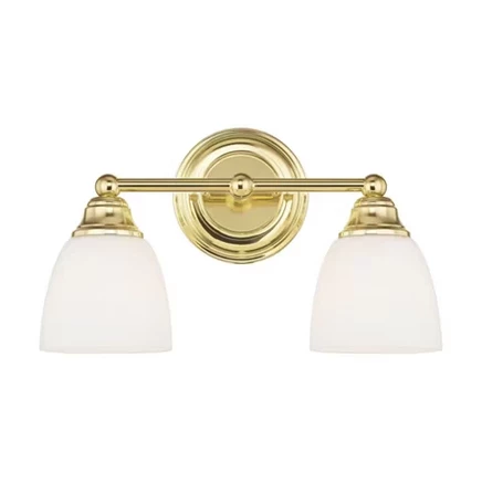 Бра Livex Lighting Somerville, 2 лампы, латунь