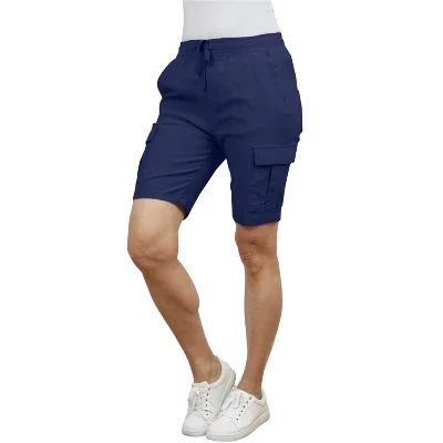 Женские шорты-карго свободного кроя Super Flex Stretch для бега трусцой цвета хаки