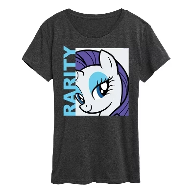 Женская футболка с коротким рукавом Character Block Rarity и графическим рисунком heather charcoal