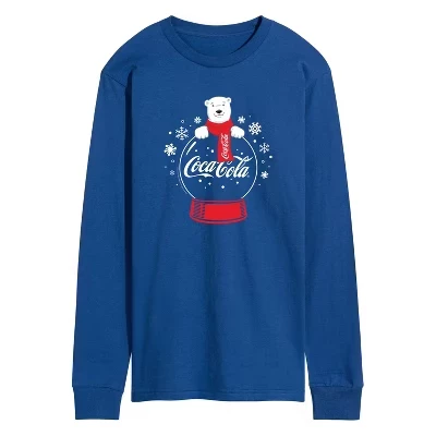 Мужской лонгслив Coca‑Cola Polar Bear, синий