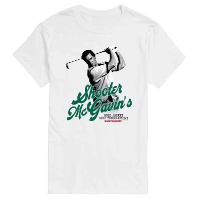 Мужская футболка Mcgavin's Tournament с коротким рукавом и графическим рисунком, белая