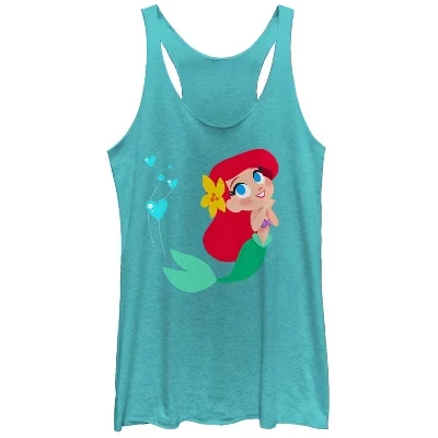 Женская майка Ariel Love Racerback синего цвета