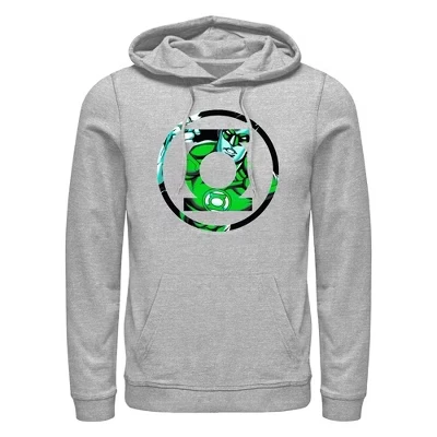 Мужское худи Green Lantern Justice League, серое