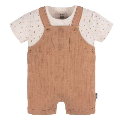 Детский комплект Gerber, боди и футболка, в горошек