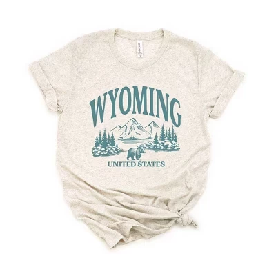 Женская футболка Simply Sage Market Wyoming Forest, овсяная