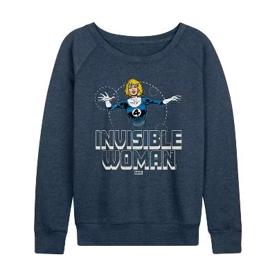 Женский лонгслив Fantastic Four Invisible Woman, индиго