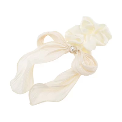 Резинка‑платок для волос Unique Bargains Elegant, бежевая