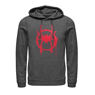 Мужское худи Marvel Spider-Man, угольно-серое