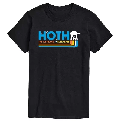 Мужская футболка STAR WARS Hoth, черная