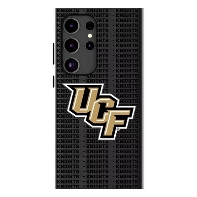 NCAA Big 12 Universities Текстовый фон, совместимый с MagSafe Чехол для мобильного телефона Samsung Galaxy central florida golden knights