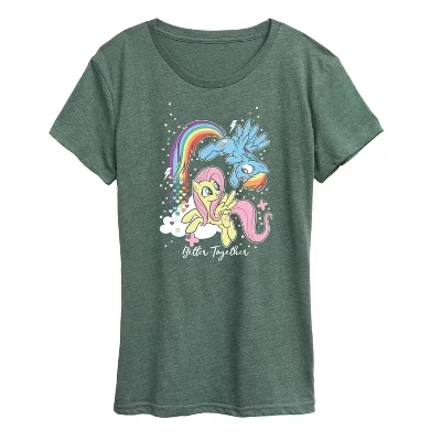 Женская футболка с коротким рукавом Better Together с графическим рисунком heather juniper