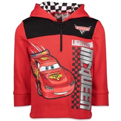 Детская флисовая худи Disney с принтом Lightning McQueen