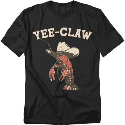 Мужская футболка Yee-Claw Crawfish черного цвета