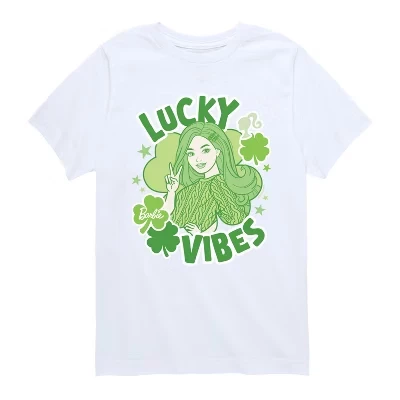 Белая футболка с коротким рукавом и рисунком Lucky Vibes