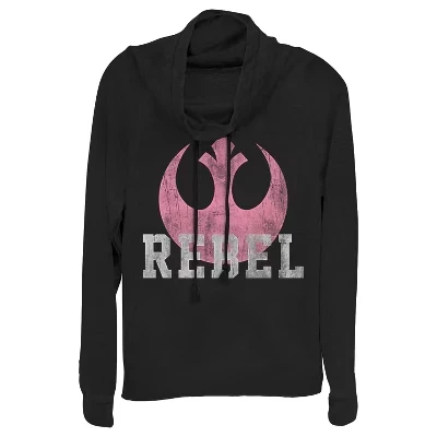 Женский свитшот Star Wars Rebel, черный