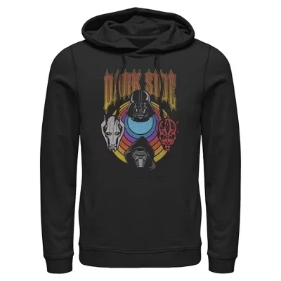 Мужская легкая толстовка с капюшоном Dark Side Villains черного цвета