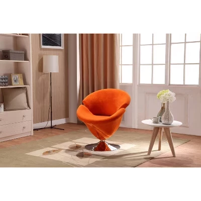 Набор из 2 кресел Manhattan Comfort Tulip, оранжевый