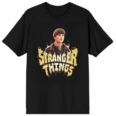 Унисекс футболка Stranger Things Will Byers, черная