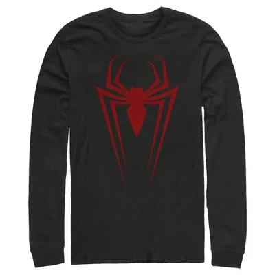 Мужской лонгслив Marvel Spider-Man Icon Badge, черный