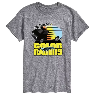Мужская футболка цвета 80-х Racers с коротким рукавом и графическим рисунком athletic heather