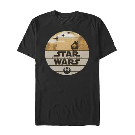 Мужская футболка The Last Jedi BB-8 Profile