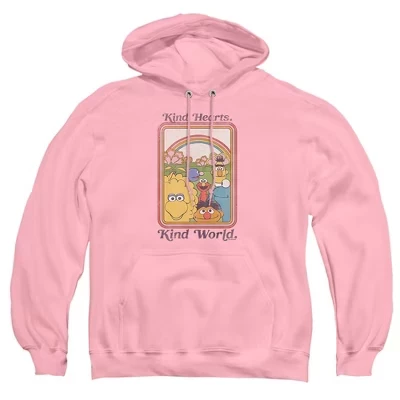 Мужское худи Sesame Street Vintage Heart, розовое
