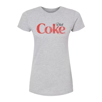 Женская приталенная футболка с графическим принтом с логотипом Diet Coke