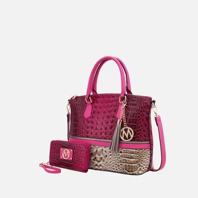 Сумка-тоут MKF Collection Mia K с кошельком, розовая