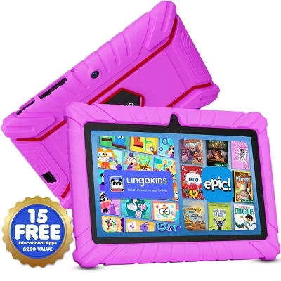 Детский планшет Contixo V8 7″ Android 32 ГБ, розовый