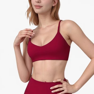 Женский спортивный топ Anna-Kaci Active, бордовый