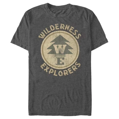 Мужская футболка Up Wilderness Explorer со значком 