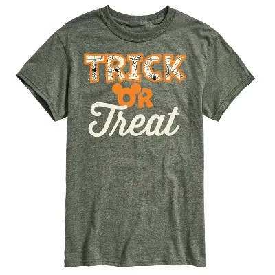 Мужская футболка с коротким рукавом Trick Or Treat с рисунком зеленого цвета
