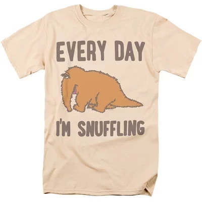 Мужская футболка The Snuffle Shuffle кремового цвета