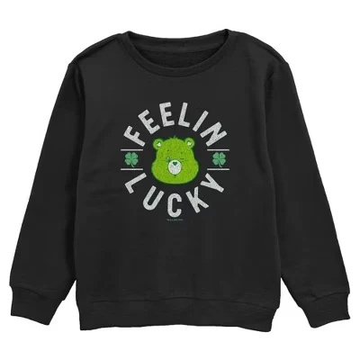 Толстовка с портретом Boy's Feeling Lucky черная