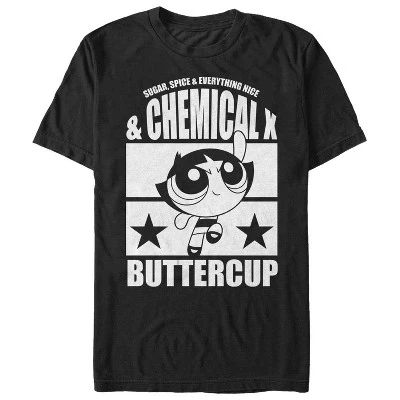 Мужская футболка Chemical X Buttercup черного цвета