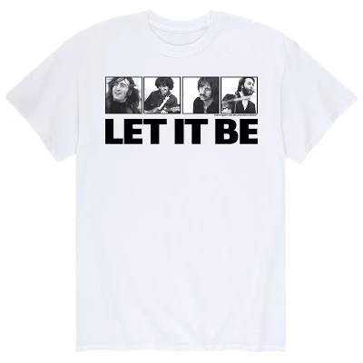 Мужская футболка The Beatles Let It Be, белая