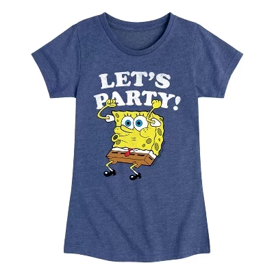 Приталенная футболка Let's Party с коротким рукавом и рисунком heather navy