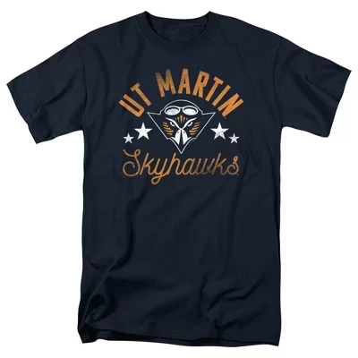 Мужская официальная футболка Skyhawks от Университета Теннесси в Мартине Skyhawks