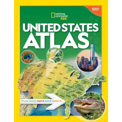 Атлас США National Geographic Kids, 7-е изд., мягкая обложка
