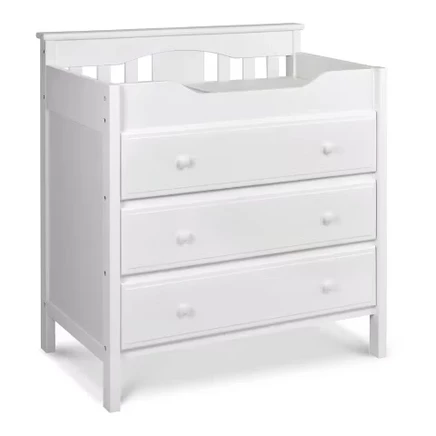 Пеленальный комод DaVinci Jayden, 3 ящика, белый
