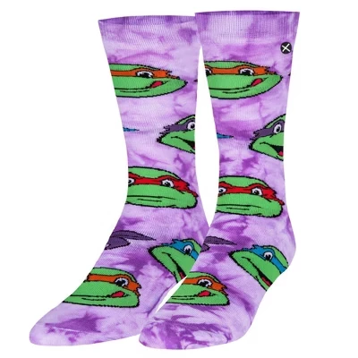 , Черепашки-ниндзя-мутанты Nickelodeon TMNT, Мультфильм 90-х, Забавные носки, галстук с головками tmnt, окрашенный