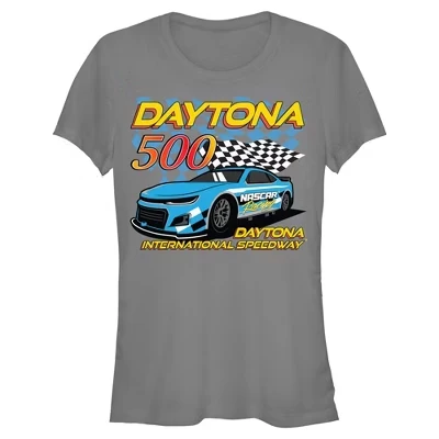 Женская футболка Daytona 500 International Speedway для юниорок, цвет древесного угля