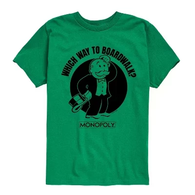 Футболка для мальчиков Monopoly In This Economy, зеленая
